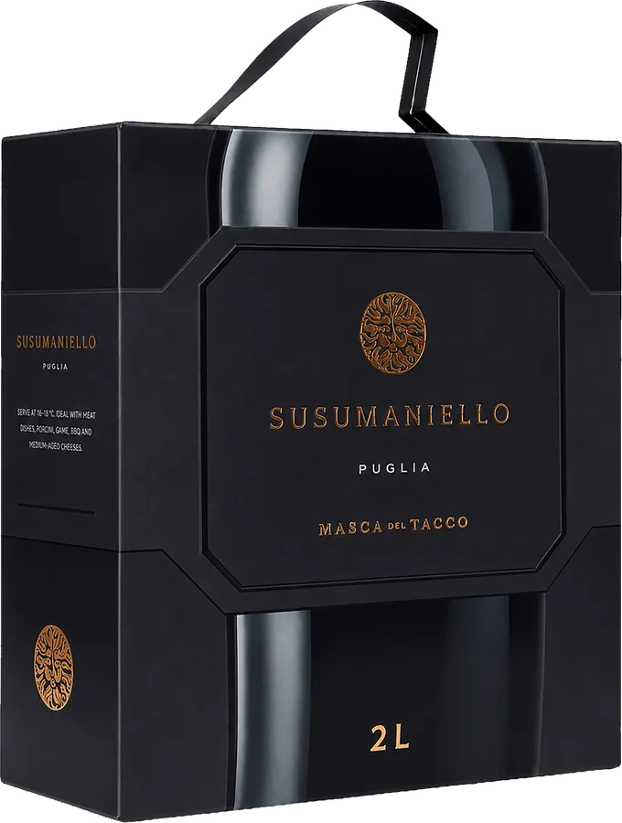 Masca del Tacco Susumaniello 2025 hanapakkaus