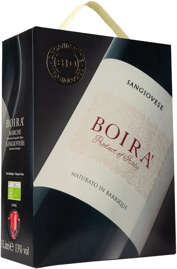 Boira Organic Sangiovese 2023 hanapakkaus