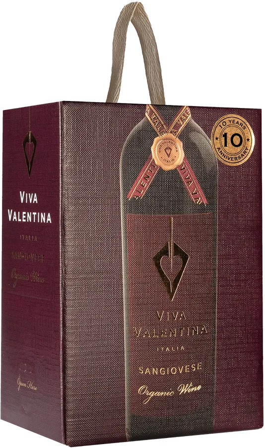 Viva Valentina Organic Sangiovese 2025 hanapakkaus