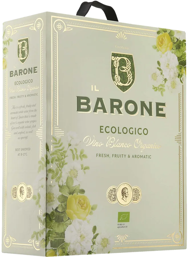 Il Barone Vino Blanco Organico 2025 hanapakkaus